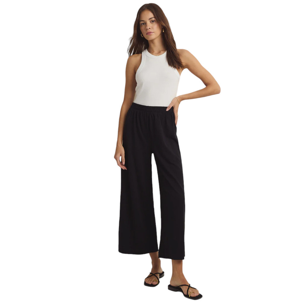 Z SUPPLY SCOUT JERSEY FLARE PANTS | PURPLE LEOPARD BOUTIQUE
