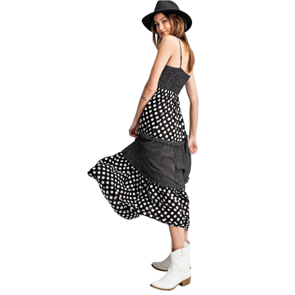 BLACK AND WHITE POLKA DOT DRESS | PURPLE LEOPARD BOUTIQUE BLACK AND WHITE POLKA DOT DRESS | PURPLE LEOPARD BOUTIQUE