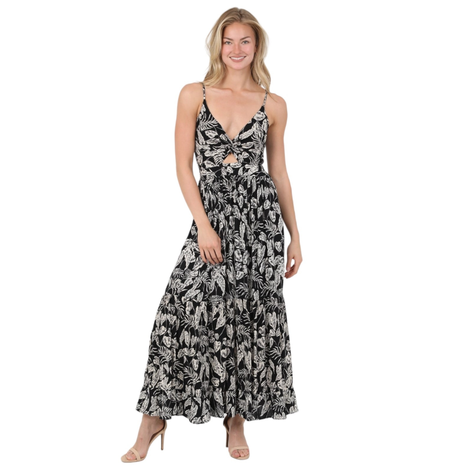 Umgee Floral Print Mini Dress main image 0