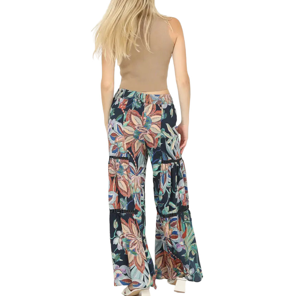 TROPICAL MIRAGE WIDE-LEG PANTS
