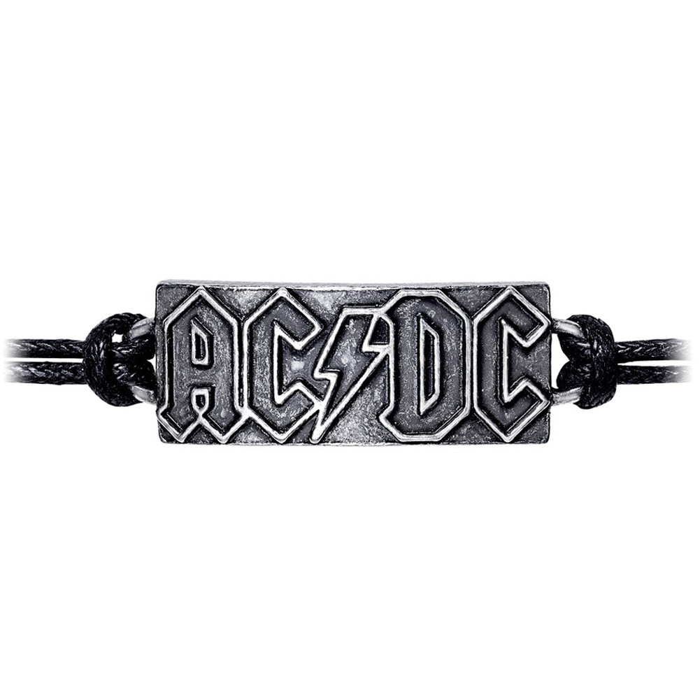 AC/DC LIGHTNING LOGO BRACELET | PURPLE LEOPARD BOUTIQUE