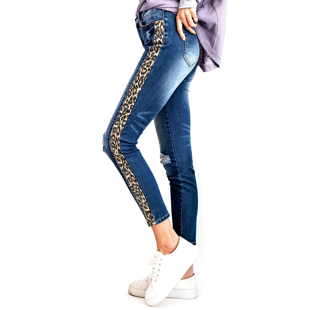 Leopard Jessie Denim