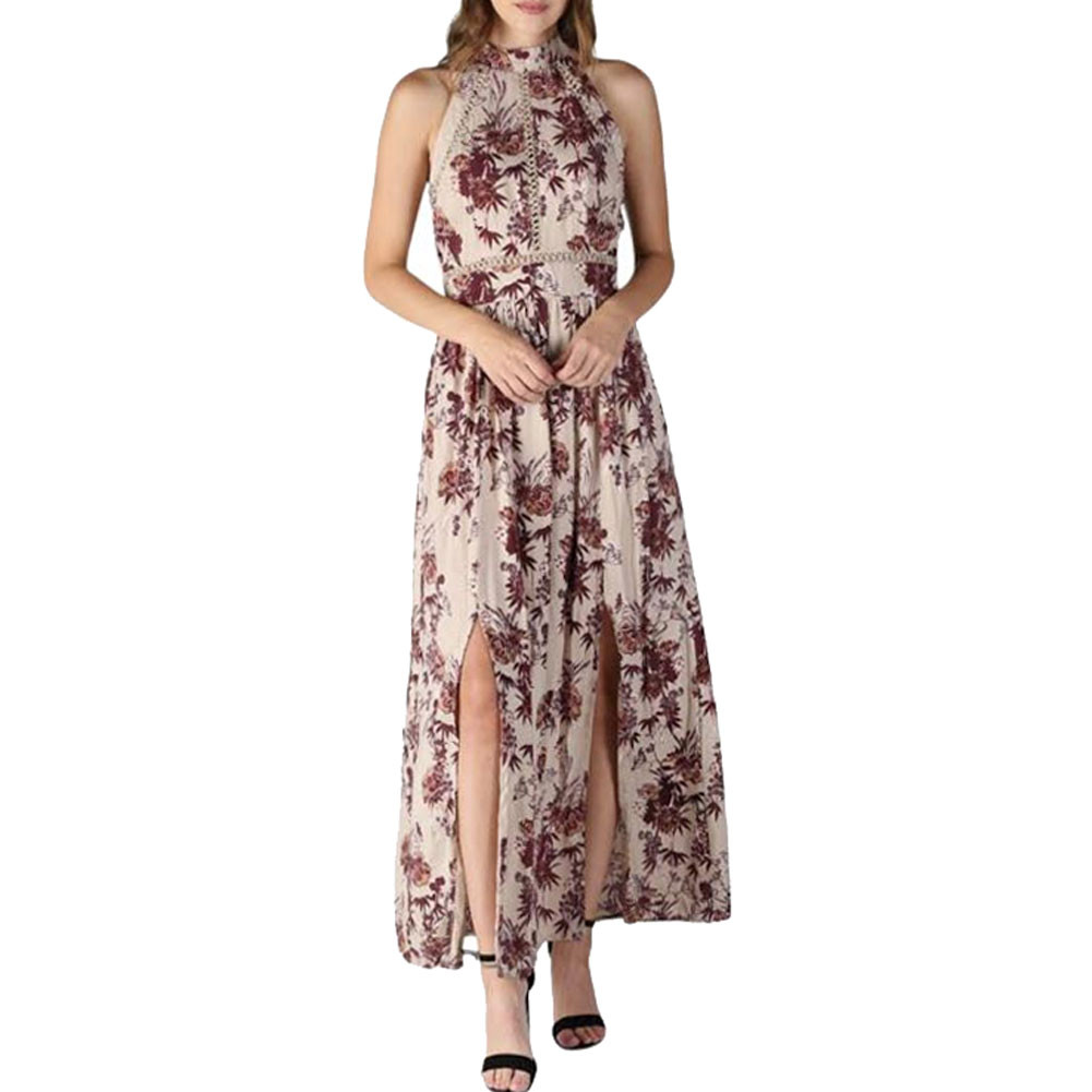 Angelie Floral Embellished Maxi Dress