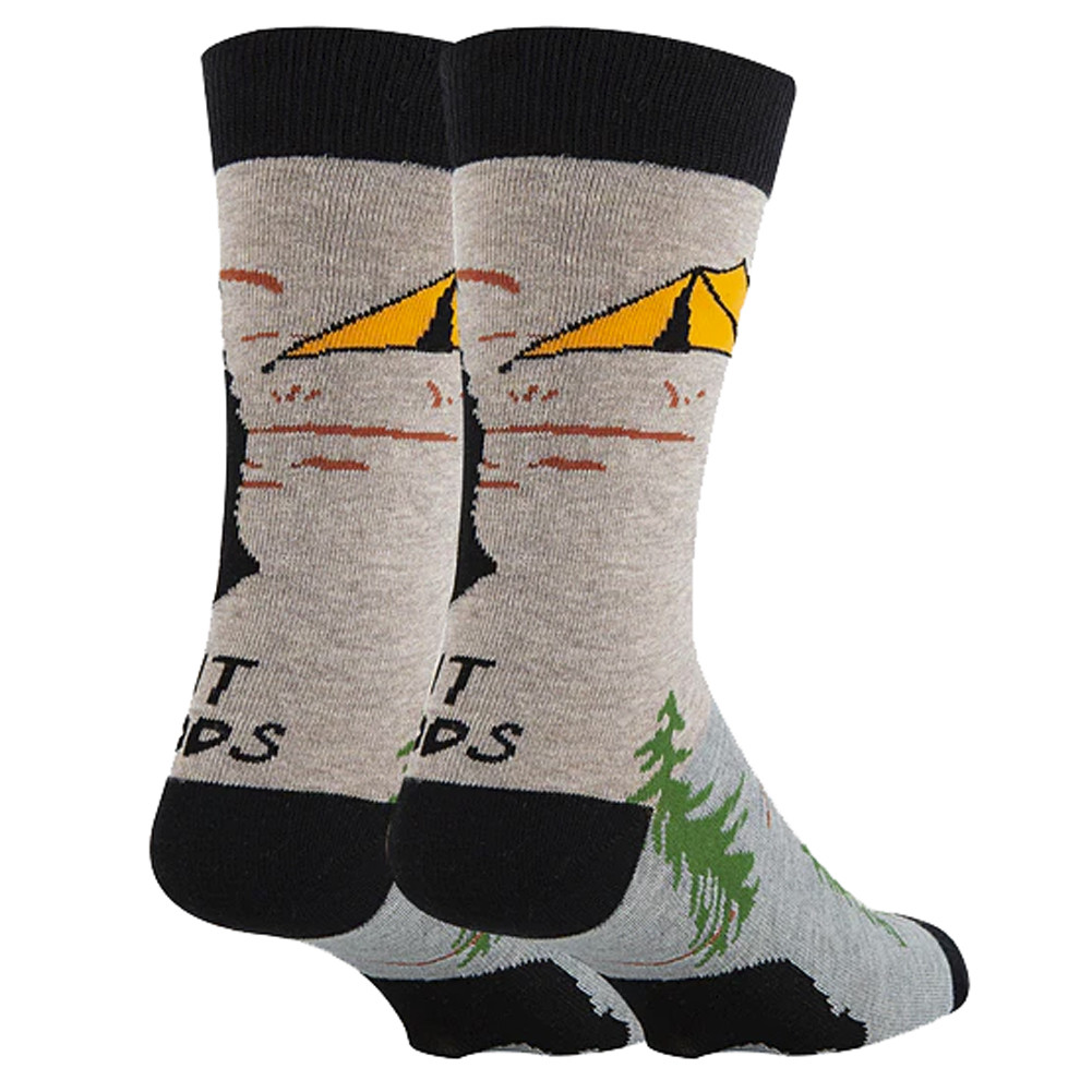 Socksmith Men's Taco Purple Crew Socks Purple Leopard Boutique