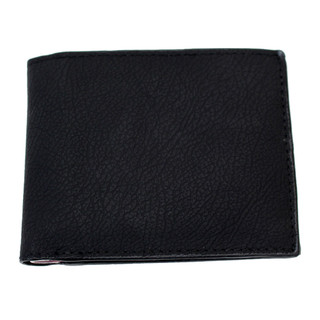 Men's Bi-Fold Genuine Black Leather Wallet Billfold Poker Cards Hand ...