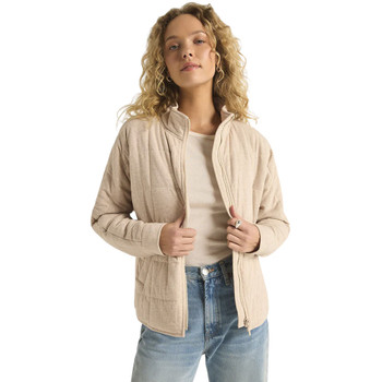 Z SUPPLY HIKER TWO TONE FLEECE JACKET | PURPLE LEOPARD BOUTIQUE