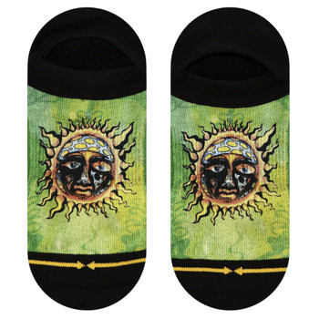 Merge4 - Women's No Show Socks - Sublime Sun Green 