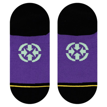 Merge4 - Women's No Show Socks - Double Trouble Kitty by Dirk Vermin - bottom view