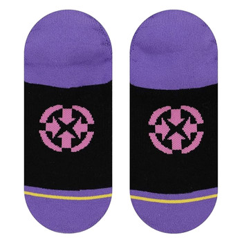 Merge4 - Women's No Show Socks - Doll Of The Dead by Belle Dee - bottom view