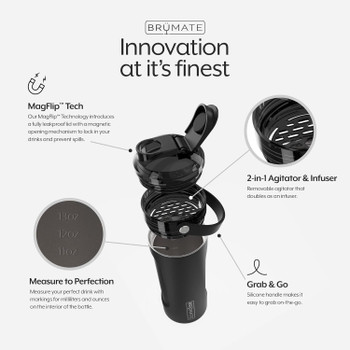 BruMate MultiShaker 26oz Travel Mug - features