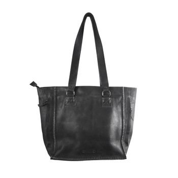 Black rustic Celindra LTC BedStu shoulder bag. 