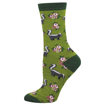 Socksmith Bamboo Blend Women's Socks - Love You Stinky Skunk