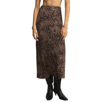 Z Supply Izabel Leopard Skirt - Desert Tan 