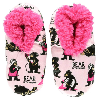 Lazy One - Fuzzy Feet Slippers - Bear In The AM 
