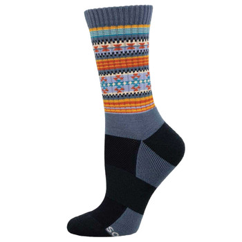 Socksmith Women's Compass Merino Wool Crew Socks - Serape
