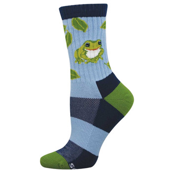 Socksmith Women's Compass Merino Wool Crew Socks - Leap Frog