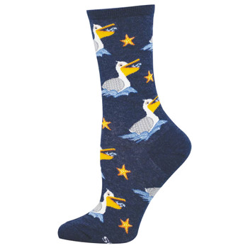 Socksmith Women's Socks - Winging It Pelican Bird