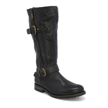 Bedstu Gogo Lug Black Rustic leather boot. 
