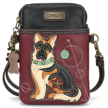 Chala Cellphone X-Body Shoulder Bag Purse - German Shepherd Gen II 
