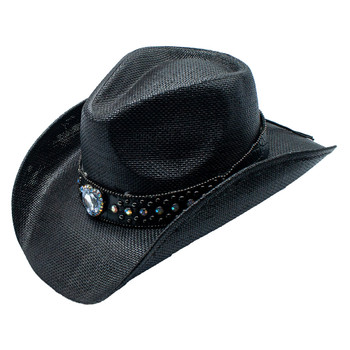 Peter Grimm Drifter Cowboy Hat - CORONA - Black