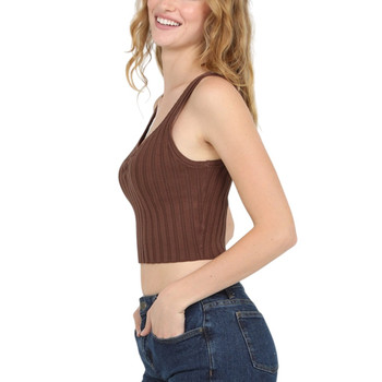 ANGIE RIB KNIT TANK TOP | PURPLE LEOPARD BOUTIQUE