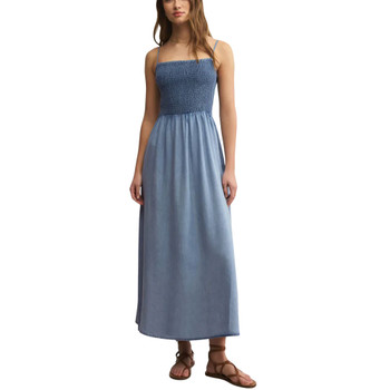 Z Supply Bayside Chambray Midi Dress - Medium Blue