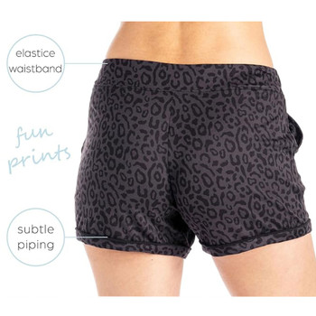 Hello Mello - Lounge Shorts Pajama Bottoms - WILD FOR NAPS - back view