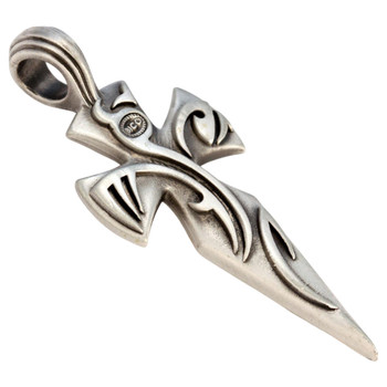 BICO Australia Jewelry Pewter Pendant E238 - SANCTI - back view