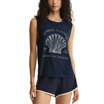 Z Supply SUNRISE Muscle Tank - Eclipse Blue