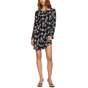 Z Supply Campbell Clea Mini Dress - Black - front view