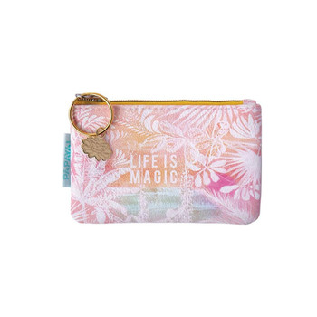 Life is Magic tropical coin purse by Papaya. 