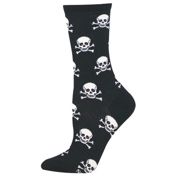 Socksmith Women's Crew Socks - Skull and Bones Club