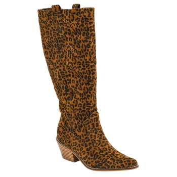 Corkys Footwear - Knee High Boots - CITY SLICKER - Leopard Print