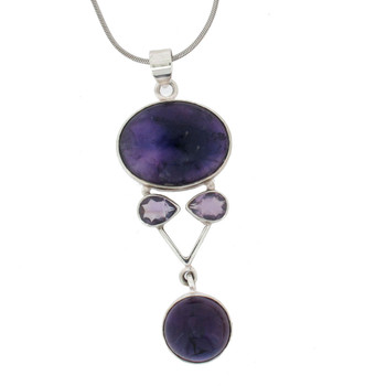 Large Amethyst pendant.