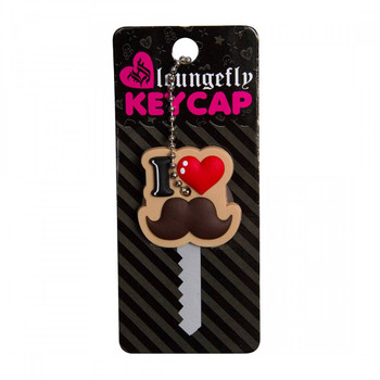 I heart Mustache key cap. 