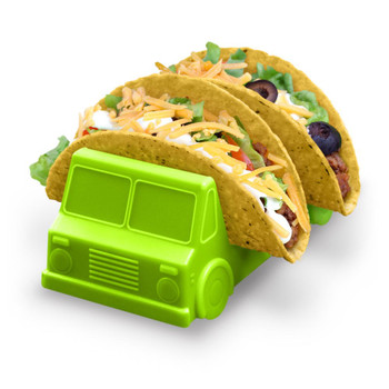 Green and Orange Taco Truck Holder For Kids by Fred