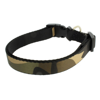 Camouflage Dog Collar Adjustable 16-20 Inches backside. 