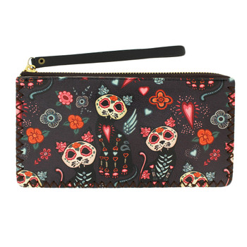 Day of the Dead Cat Wristlet or Wallet Day of the Dead Cat Wristlet or Wallet