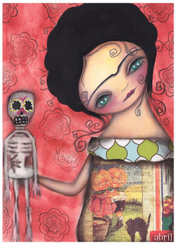 My Puppet by Abril Andrade Fine Art Print Sugar Skull Skeleton My Puppet by Abril Andrade Fine Art Print Sugar Skull Skeleton