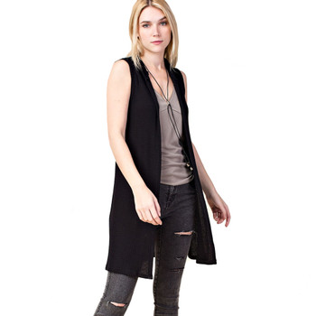Vocal Apparel Hoodie Vest front view Vocal Apparel Hoodie Vest front view