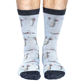 Men's Mouse Crew Socks