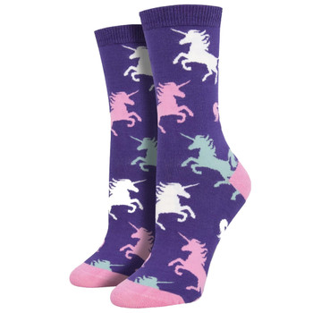 Dream Big Unicorns Women's Crew Socks