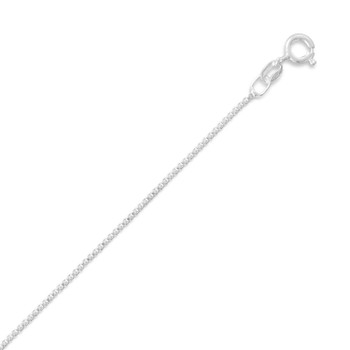 1.5mm Box chain with Spring clasp. 1.5mm Box chain with Spring clasp.