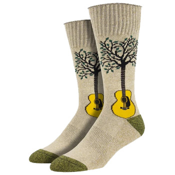 Guitar Neck Of The Woods Men's Crew Socks Guitar Neck Of The Woods Men's Crew Socks