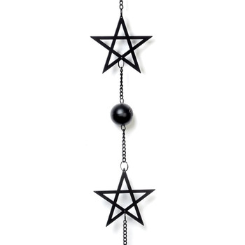HD13 - Pentagram Wind Chime Close Up View