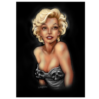 Joey Rotten - Rotten's Marilyn - Canvas Giclee Joey Rotten - Rotten's Marilyn - Canvas Giclee