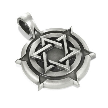 STAR OF DAVID Pewter Pendant STAR OF DAVID Pewter Pendant