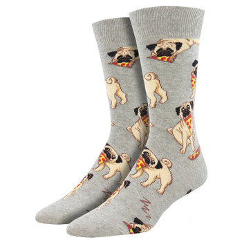 Pug Man's Best Friends Men's Crew Socks