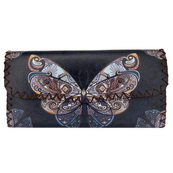 Butterfly Faux Leather Wallet