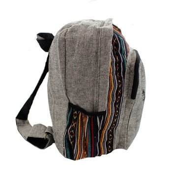 Side view of Tree of Life backpack. Side view of Tree of Life backpack.